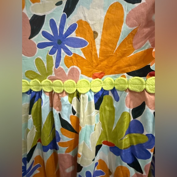 NWT CeliaB Seren Dress – Size XL – Multicolor Floral Tiered Midi - Picture 8 of 11